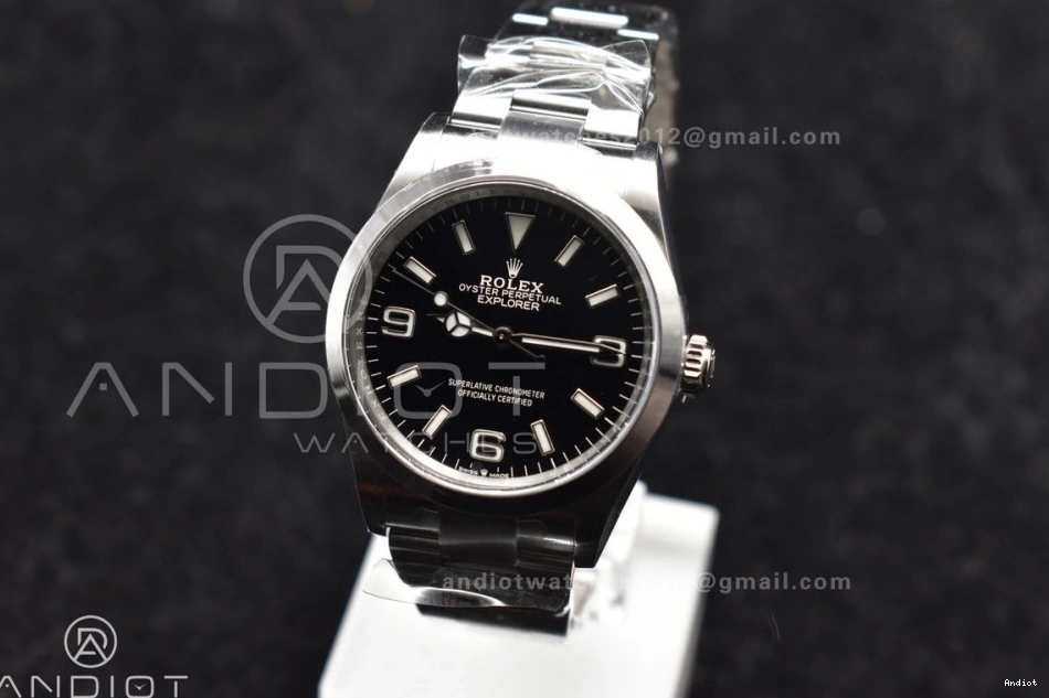 Bracelet Black 124270 SS Best Clean 36mm VR3230 1:1 Steel 904L Dial Edition Explorer on 0119